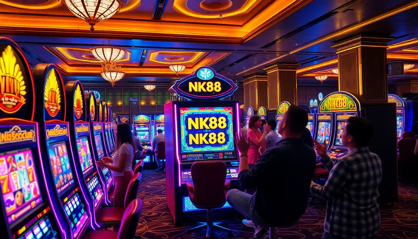 Nổ Hũ NK88 slot machine captivates players with exciting jackpot opportunities at NK88.