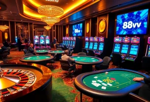 Engage with thrilling gameplay at 88vv's vibrant casino packed with stunning tables and slot machines.