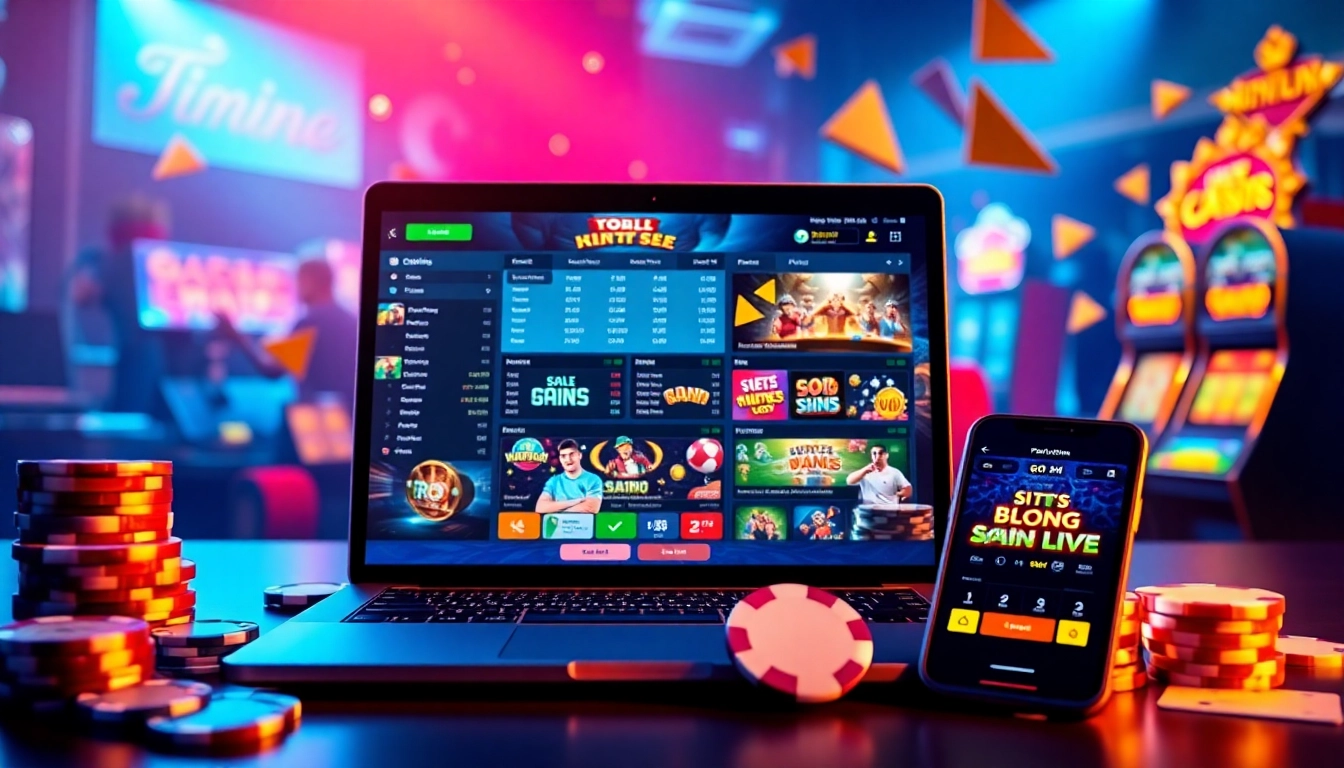 Exciting online gaming scene at winvn88.live showcasing modern betting interface and vibrant casino elements.